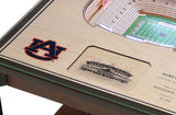 Auburn Tigers | 3D Stadium View | Lighted End Table | Wood