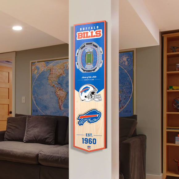 Buffalo Bills | Stadium Banner | Home of the Bills | Wood