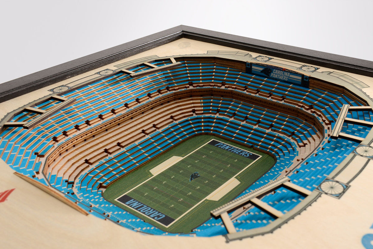 Carolina Panthers 3D Stadium Ornament