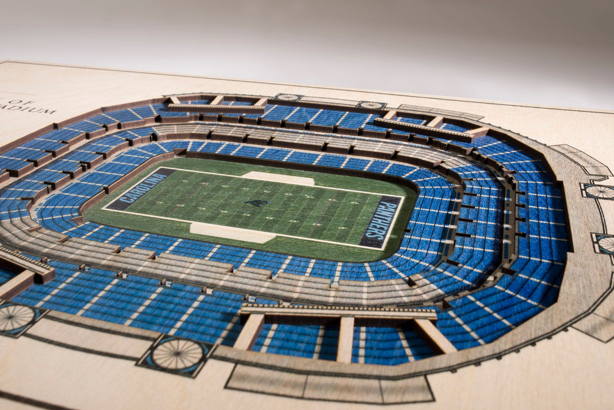 Carolina Panthers 3D Stadium Ornament