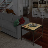 Chicago Cubs | 3D Stadium View | Lighted End Table | Wood