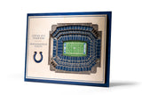 Indianapolis Colts | 3D Stadium View | Lucas Oil Stadium | Wall Art | Wood | 5 Layer