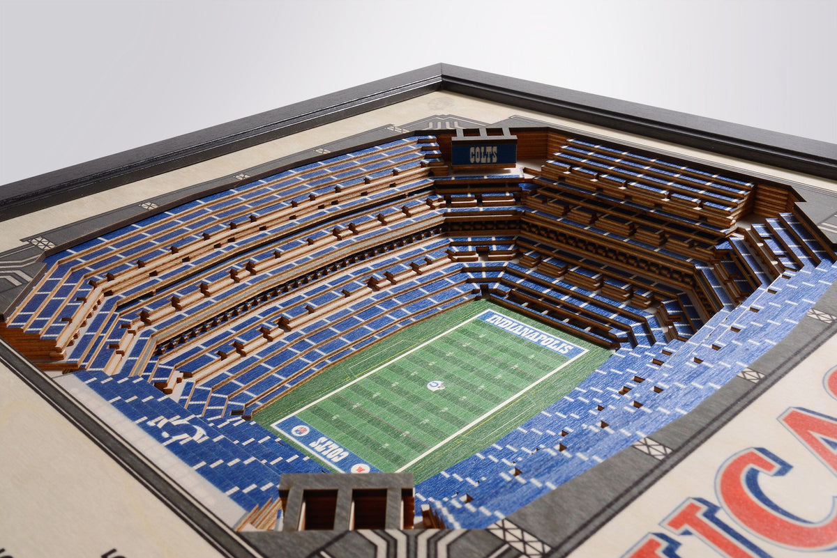 8 x 32 NFL Indianapolis Colts 3D Stadium Banner