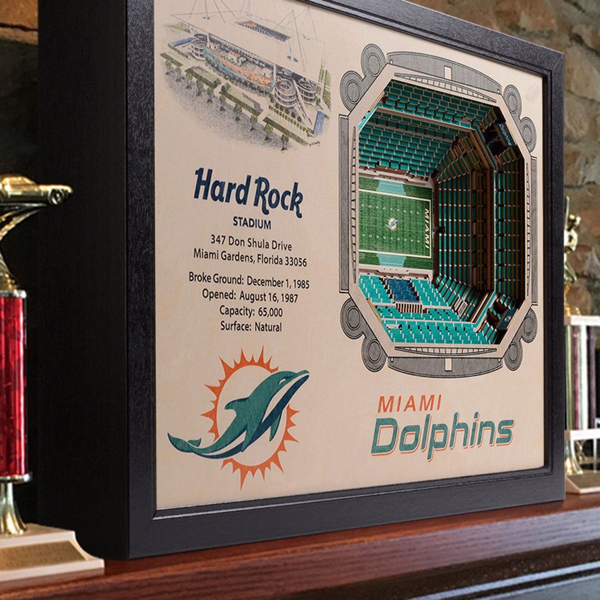 Miami Dolphins Hard Rock Stadium Canvas – SportsDexter