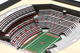 Nebraska Cornhuskers | 3D Stadium View | Memorial Stadium | Wall Art | Wood