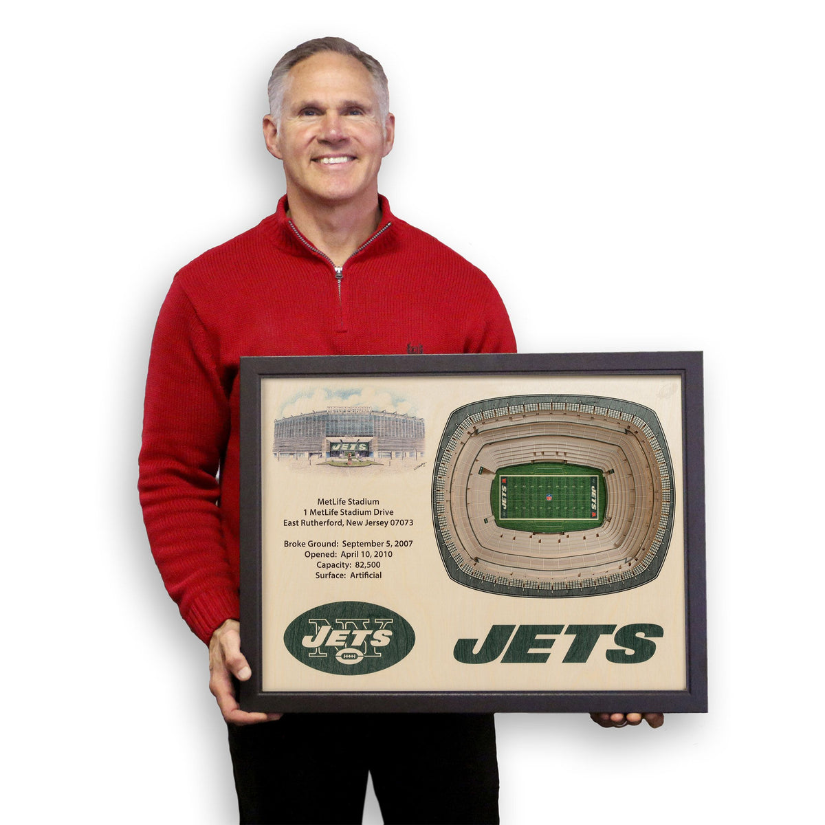 New York Jets MetLife Stadium Exterior Framed Print