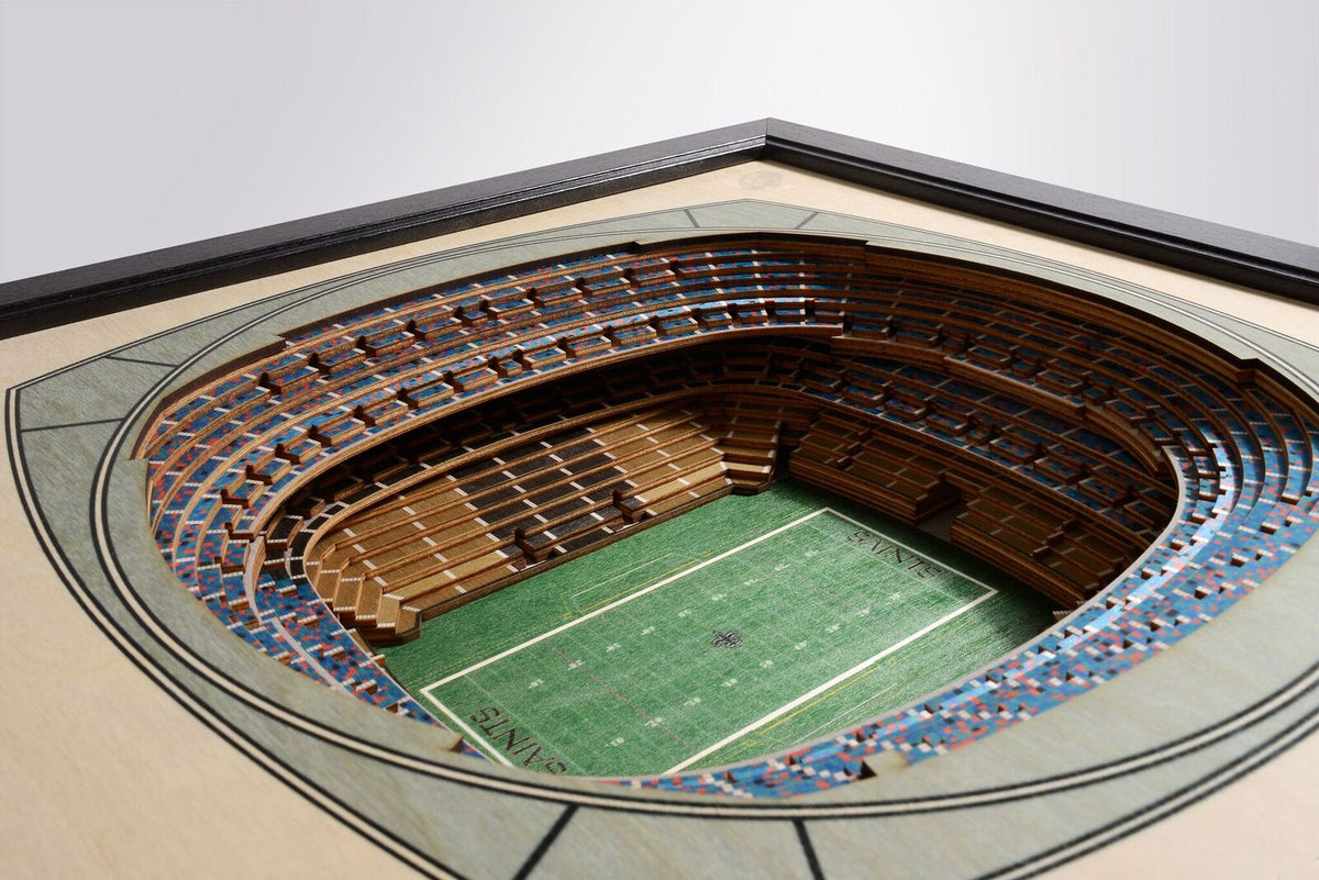 Chicago Bears Soldier Field 3D Wood Stadium Replica — 3D WOOD MAPS - BELLA  MAPS