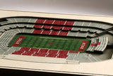 Utah Utes | 3D Stadium View | Rice Eccles Stadium | Wall Art | Wood | 5 Layer