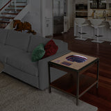 Arizona Wildcats | Basketball | 3D Stadium View | Lighted End Table | Wood