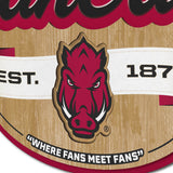 Arkansas Razorbacks | Fan Cave Sign | 3D | NCAA