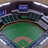 Atlanta Braves | 3D Stadium View | Lighted End Table | Wood