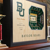 Baylor Bears | 3D Stadium View | Foster Pavilion | Wall Art | Wood