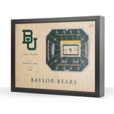 Baylor Bears | 3D Stadium View | Foster Pavilion | Wall Art | Wood