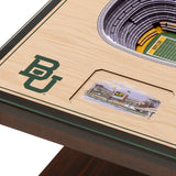 Baylor Bears | 3D Stadium View | Lighted End Table | Wood
