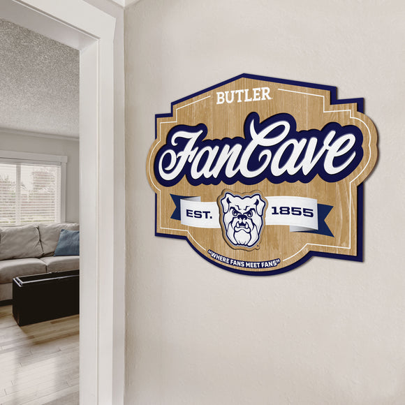Butler Bulldogs | Fan Cave Sign | 3D | NCAA