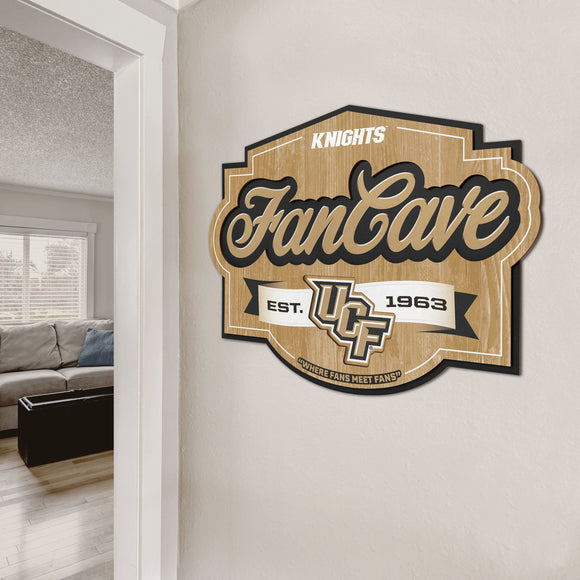 UCF Knights | Fan Cave Sign | 3D | NCAA