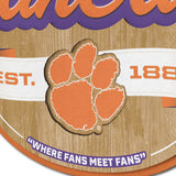 Clemson Tigers | Fan Cave Sign | 3D | NCAA