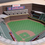 Cleveland Guardians | 3D Stadium View | Progressive Field | Wall Art | Wood