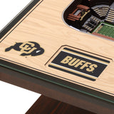 Colorado Buffaloes | 3D Stadium View | Lighted End Table | Wood