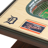 Detroit Tigers | 3D Stadium View | Lighted End Table | Wood