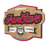 Georgia Bulldogs | Fan Cave Sign | 3D | NCAA