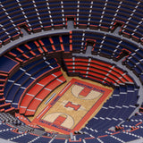 Illinois Fighting Illini | 3D Stadium View | Illini Basketball | Wall Art | Wood