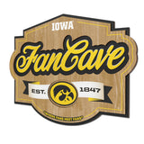 Iowa Hawkeyes | Fan Cave Sign | 3D | NCAA