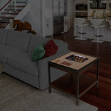 Iowa State Cyclones | 3D Stadium View | Lighted End Table | Wood