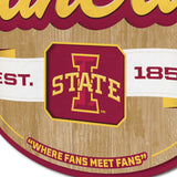 Iowa State Cyclones | Fan Cave Sign | 3D | NCAA