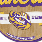 LSU Tigers | Fan Cave Sign | 3D | NCAA