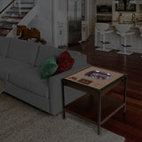 Minnesota Golden Gophers | 3D Stadium View | Lighted End Table | Wood