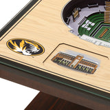 Missouri Tigers | 3D Stadium View | Lighted End Table | Wood