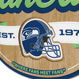Seattle Seahawks | Fan Cave Sign | 3D | NFL