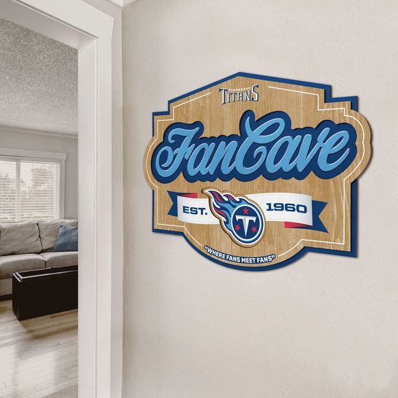 Tennessee Titans | Fan Cave Sign | 3D | NFL
