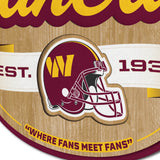 Washington Commanders | Fan Cave Sign | 3D | NFL
