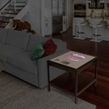 Atlanta Falcons | 3D Stadium View | Lighted End Table | Wood