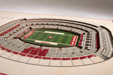 Alabama Crimson Tide | 3D Stadium View | Bryant-Denny Stadium | Wall Art | Wood | 5 Layer