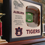 Auburn Tigers | 3D Stadium View | Jordan-Hare Stadium | Wall Art | Wood