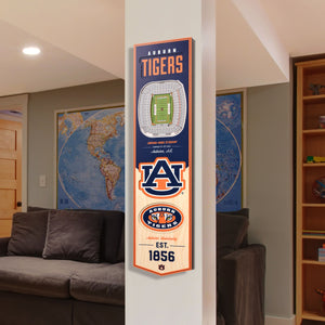 Auburn Tigers | Stadium Banner | Jordan-Hare Stadium | Wood