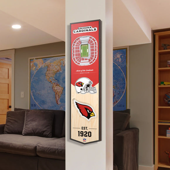 Arizona Cardinals | Stadium Banner | Home of the Cardinals | Wood