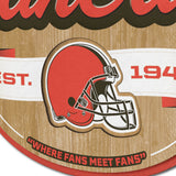 Cleveland Browns | Fan Cave Sign | 3D | NFL