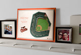 Baltimore Orioles | 3D Stadium View | Camden Yards | Wall Art | Wood | 5 Layer