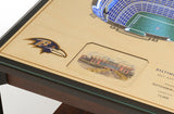 Baltimore Ravens | 3D Stadium View | Lighted End Table | Wood