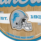 Detroit Lions | Fan Cave Sign | 3D | NFL