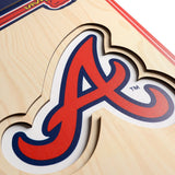 Atlanta Braves | Stadium Banner | Home of the Braves | Wood