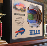 Buffalo Bills | 3D Stadium View | New Era Field | Wall Art | Wood