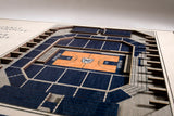 Butler Bulldogs | 3D Stadium View | Hinkle Fieldhouse | Wall Art | Wood | 5 Layer