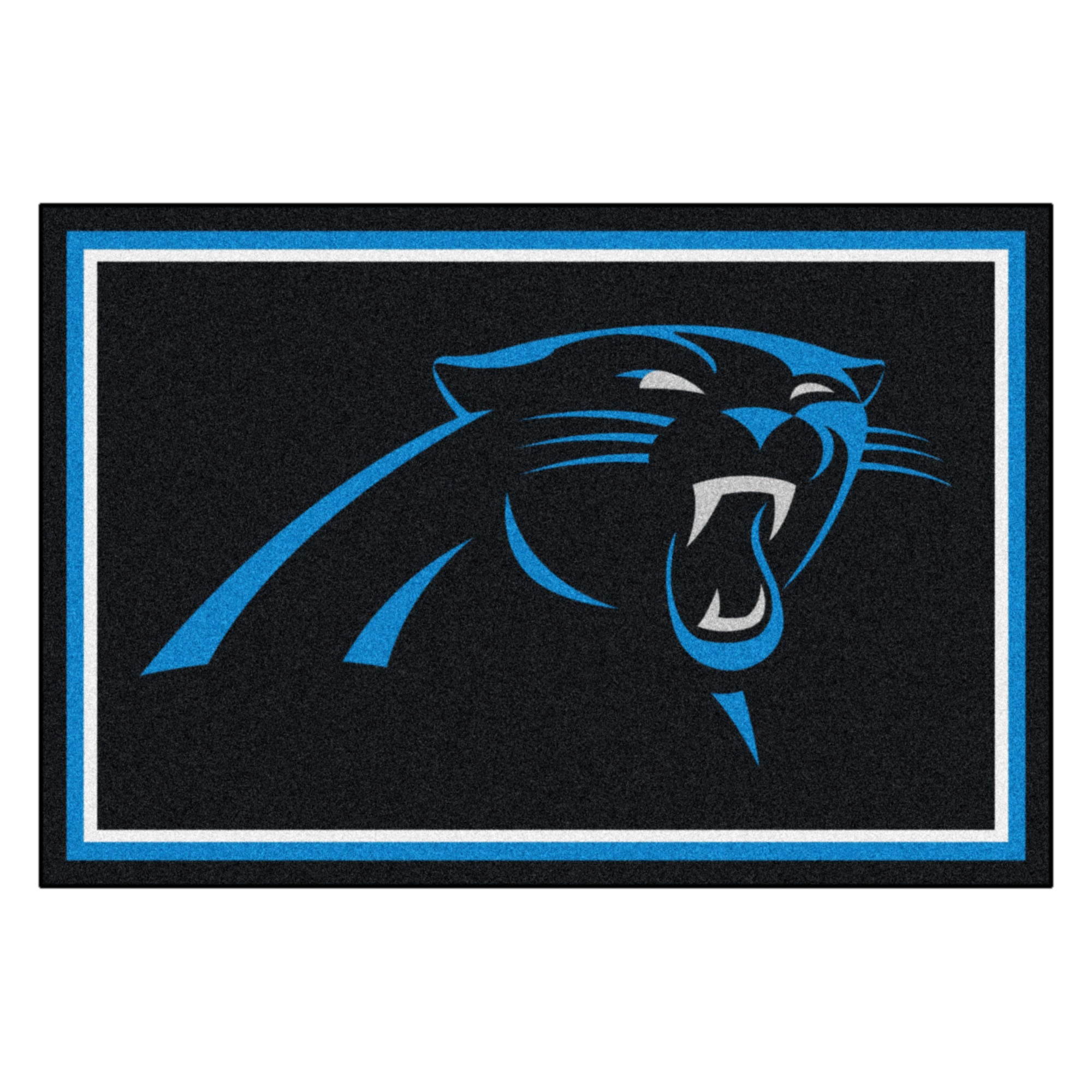 Rug 5x8 Carolina Panthers NFL