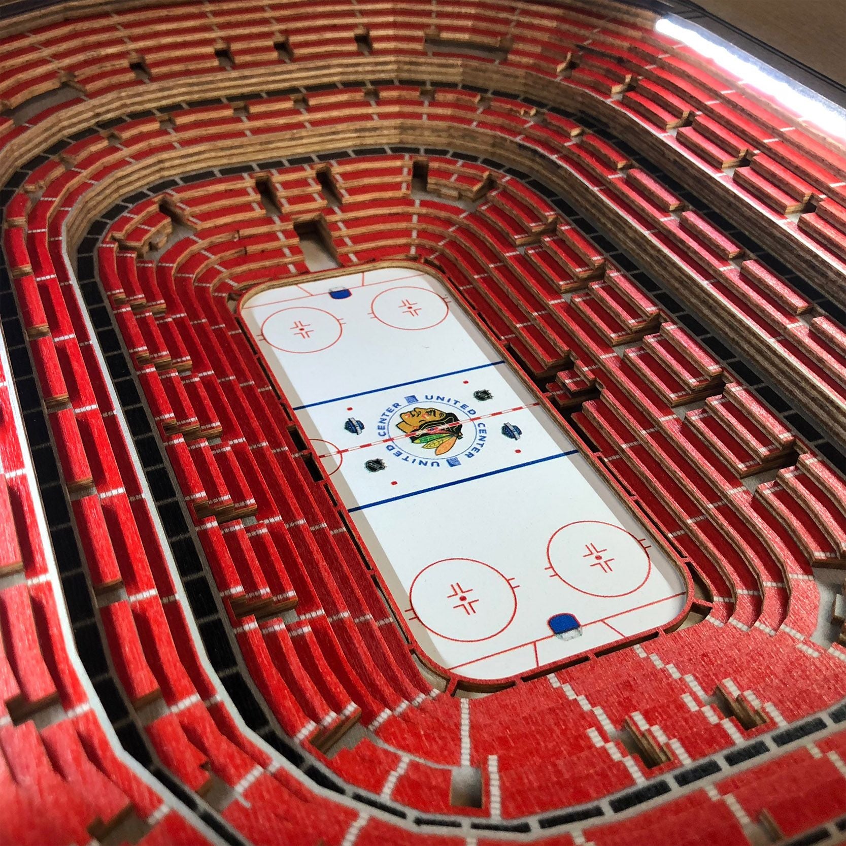 Chicago Blackhawks NHL Stadium Panoramics Center View