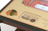 Chicago Blackhawks | 3D Stadium View | Lighted End Table | Wood